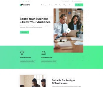 business site en boutique en ligne
