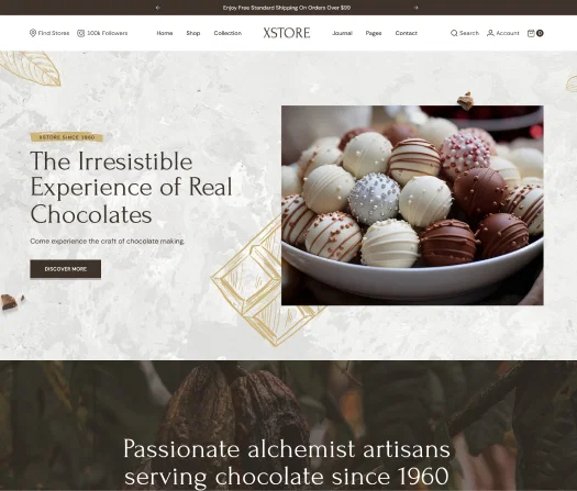 chocolat boutique e commerce